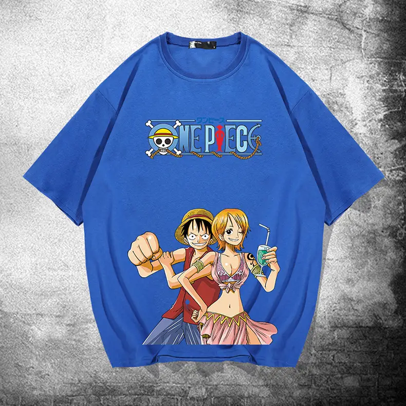 One Piece Anime T-shirt Black Large Summer Wear - Image 11