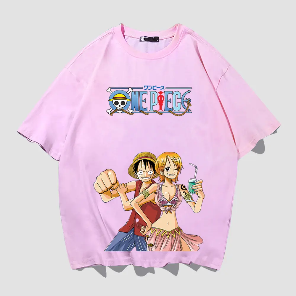 One Piece Anime T-shirt Black Large Summer Wear - Image 6