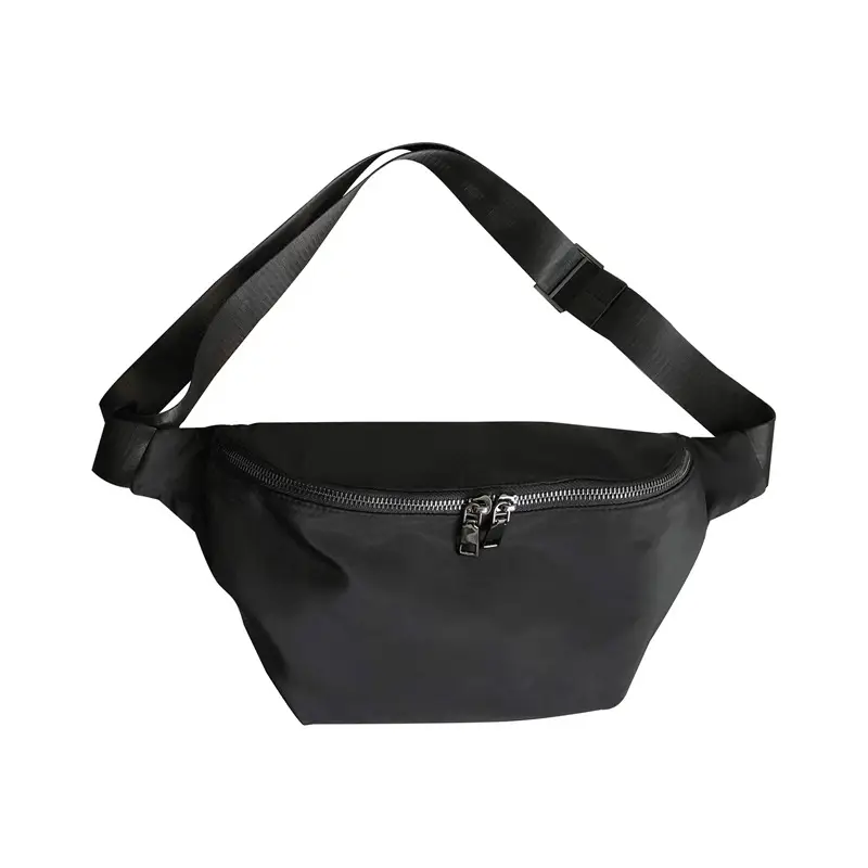 Men's Black Oxford Crossbody Bag Large Capacity - Image 6