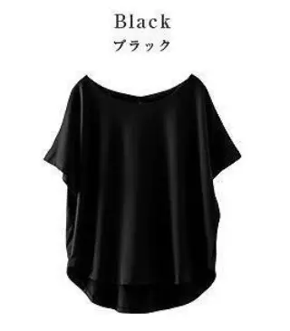 Women's White Loose T-Shirt Back Button Design - Image 3
