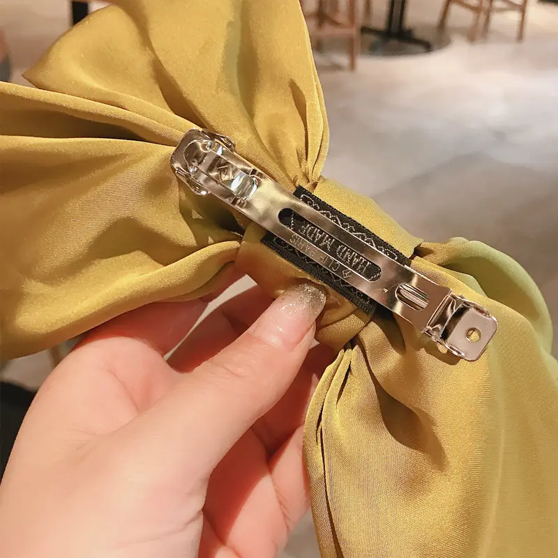 Japanese Bow Hairpin for Girls with Silk Bow - Image 6