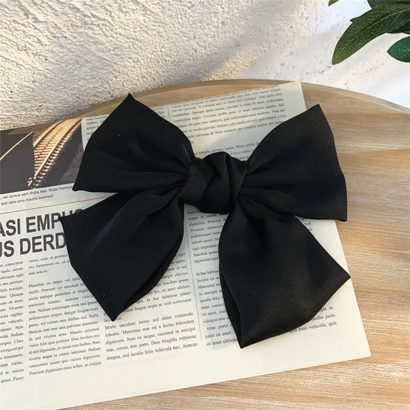 Japanese Bow Hairpin for Girls with Silk Bow - Image 3