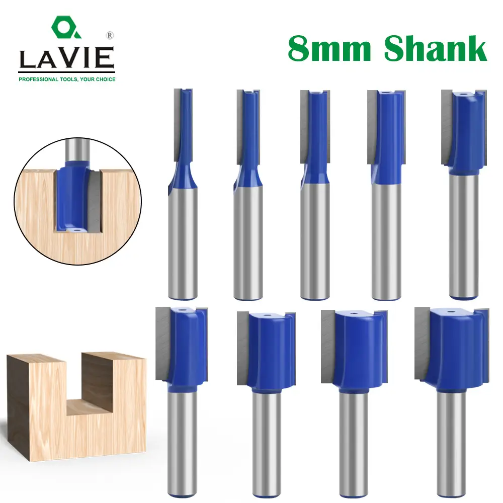 8mm Tungsten Steel Milling Cutter Dark Blue Woodworking - Image 12