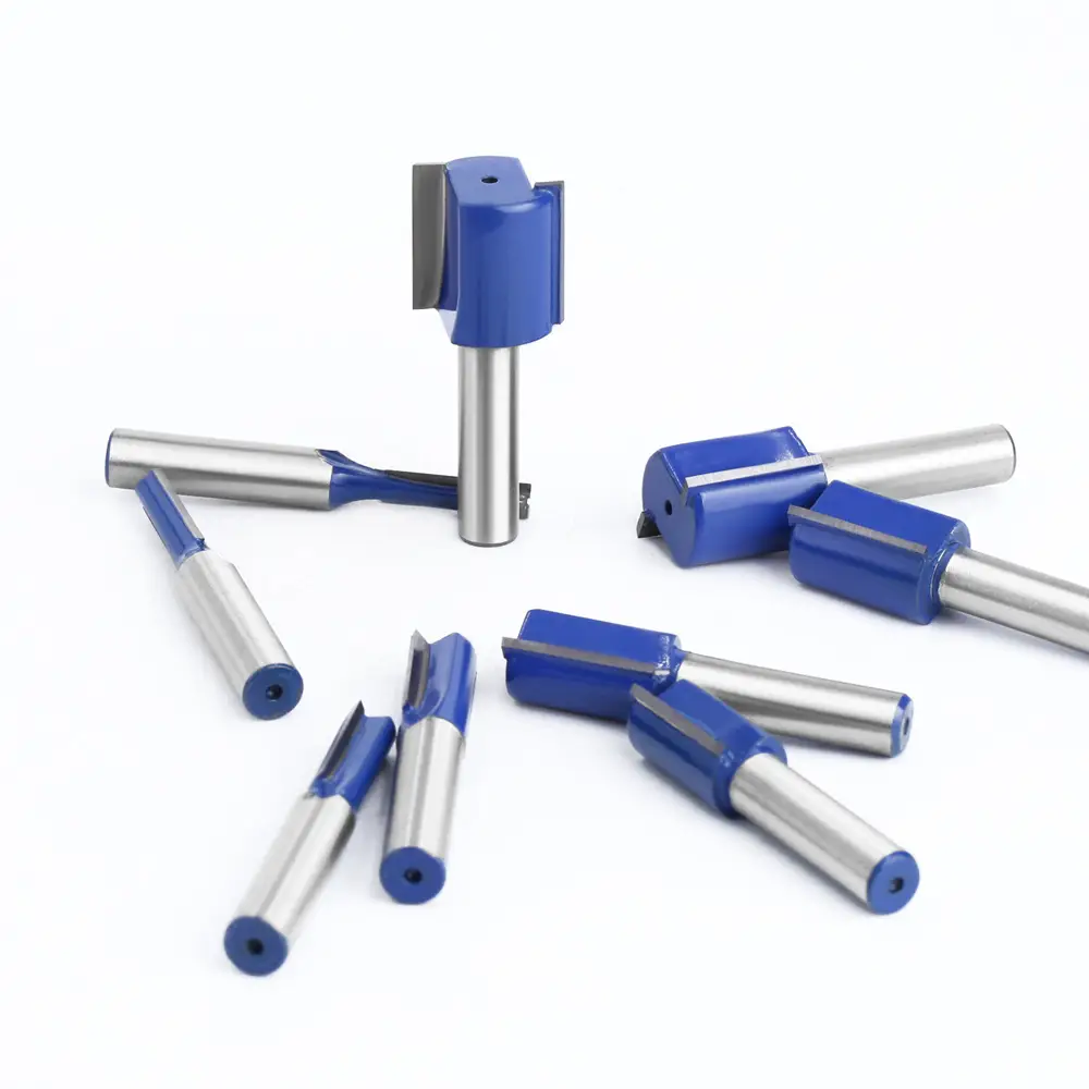 8mm Tungsten Steel Milling Cutter Dark Blue Woodworking - Image 14