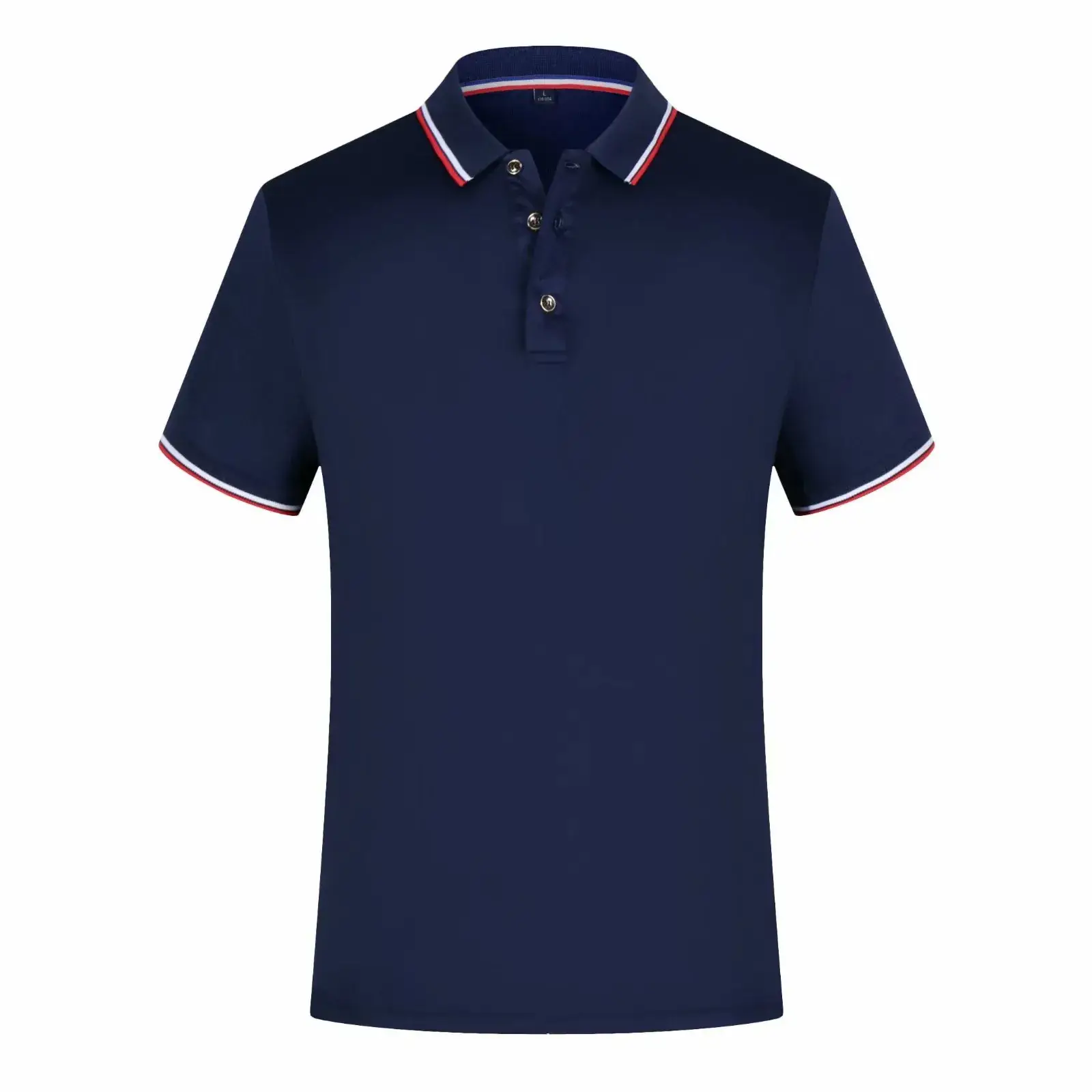 Men Cotton Polo Shirt Neon Color Short Sleeve Custom Print - Image 9