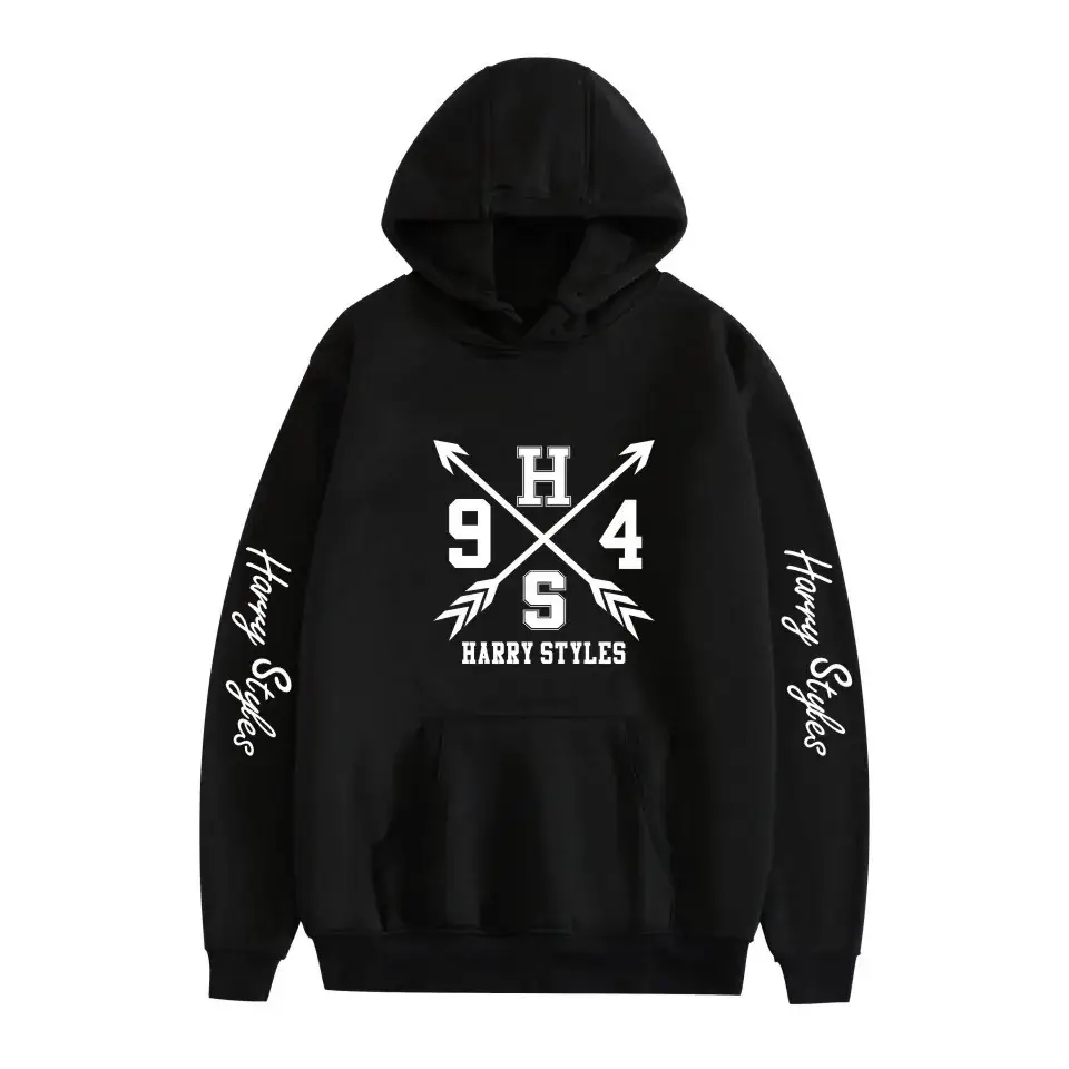 Red Hooded Sweatshirt with Love Print for Men Women