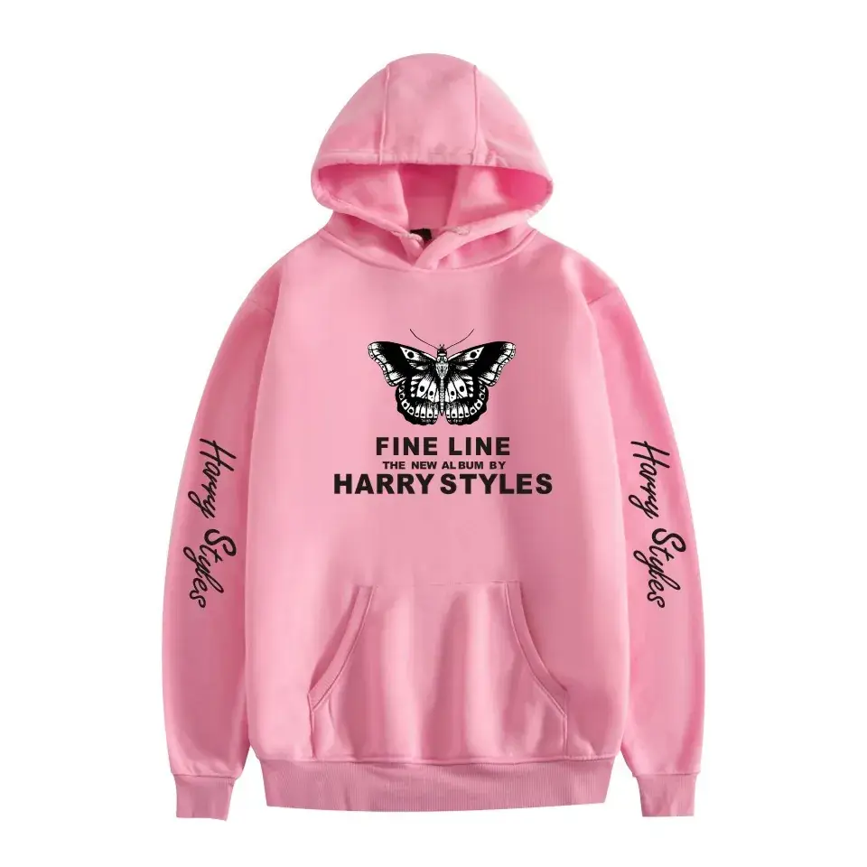 Red Hooded Sweatshirt with Love Print for Men Women