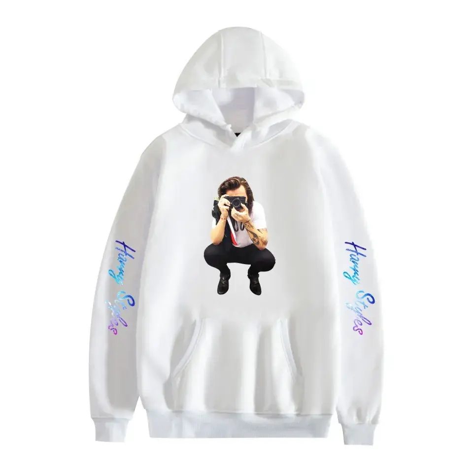 Red Hooded Sweatshirt with Love Print for Men Women