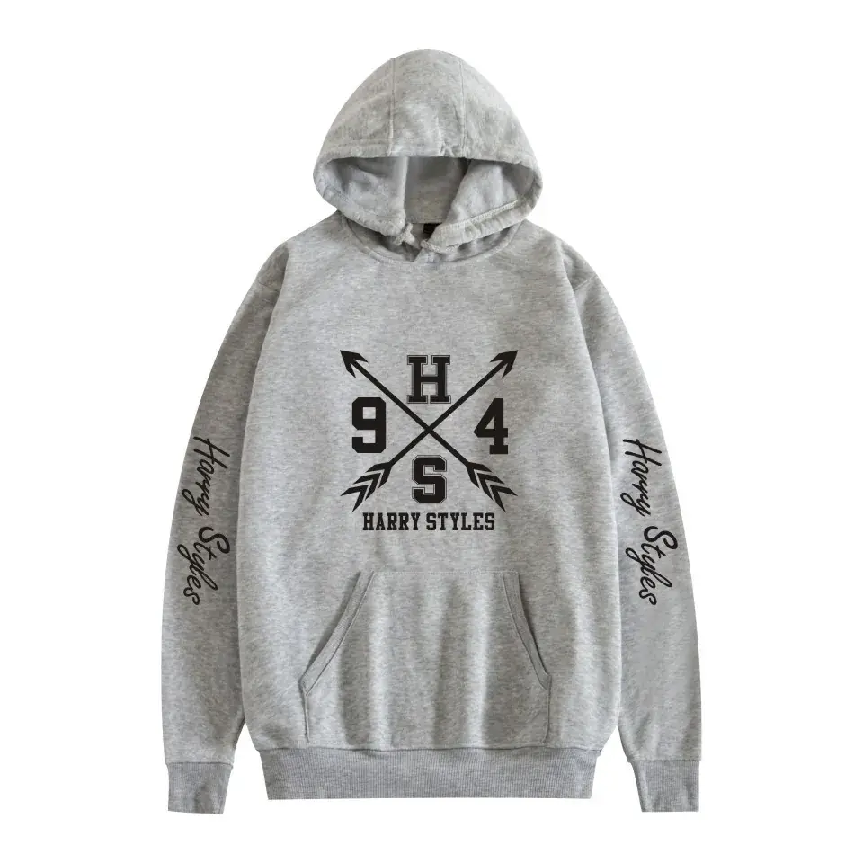Red Hooded Sweatshirt with Love Print for Men Women