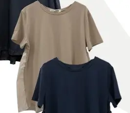 Women White Puff Top T-Shirt Short Sleeve Casual Summer - Image 3