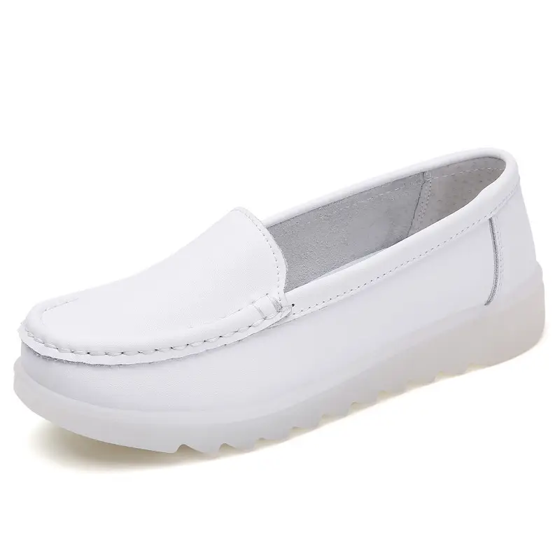 In-Stock Nurse Shoes for Women, New Summer Model, Flat Non-Slip White Soft Sole, Breathable and Comfortable, Hospital-Specific Work Shoes - Image 7
