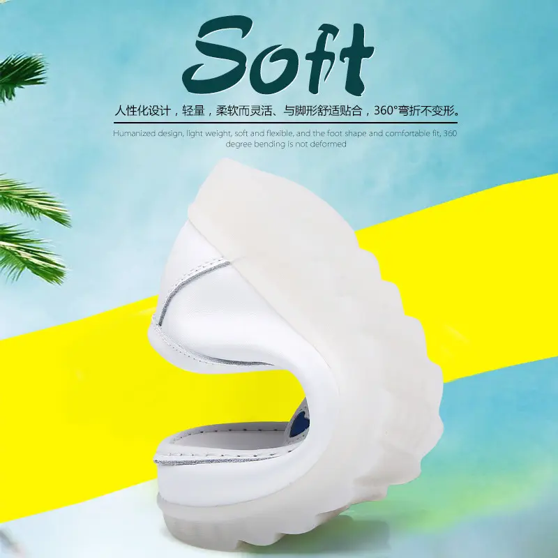 in stock nurse shoes women's soft-soled summer flat-soled non-slip thick-soled increased breathable comfortable not tired feet autumn and winter medical shoes