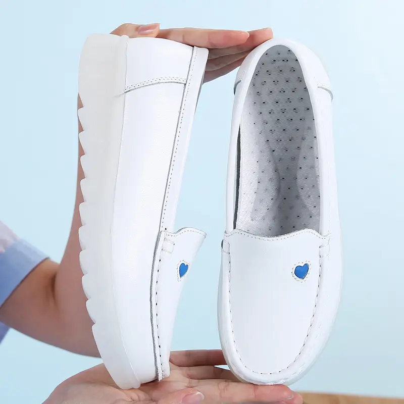 in stock nurse shoes women's soft-soled summer flat-soled non-slip thick-soled increased breathable comfortable not tired feet autumn and winter medical shoes