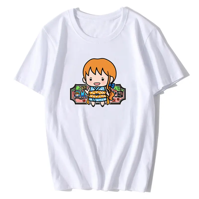 One Piece T-shirt Black Cartoon Kids Design - Image 4