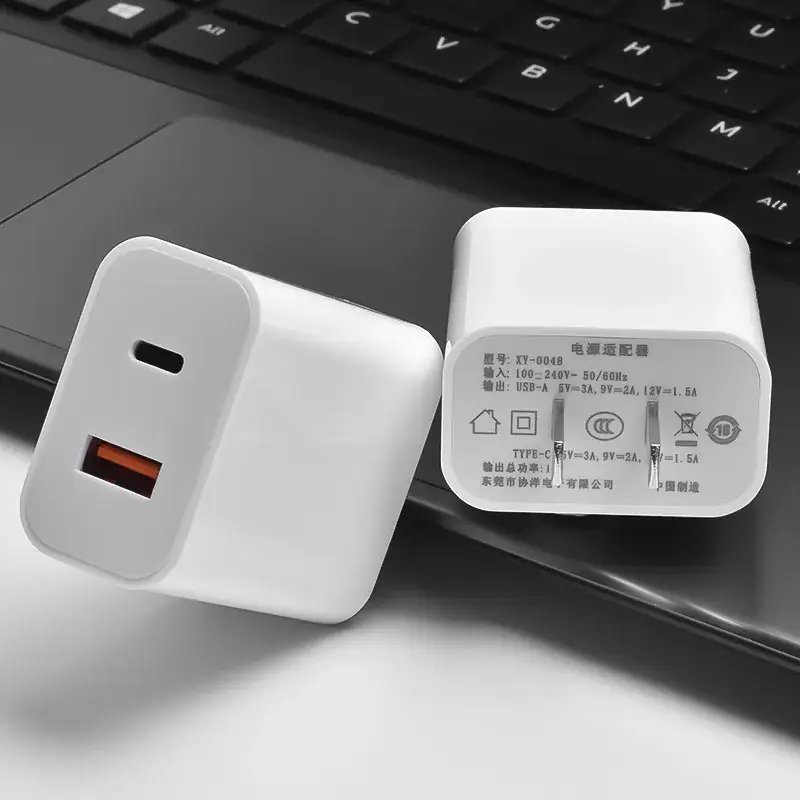 3C Certified PD + QC Dual Fast Charger Black - Image 3