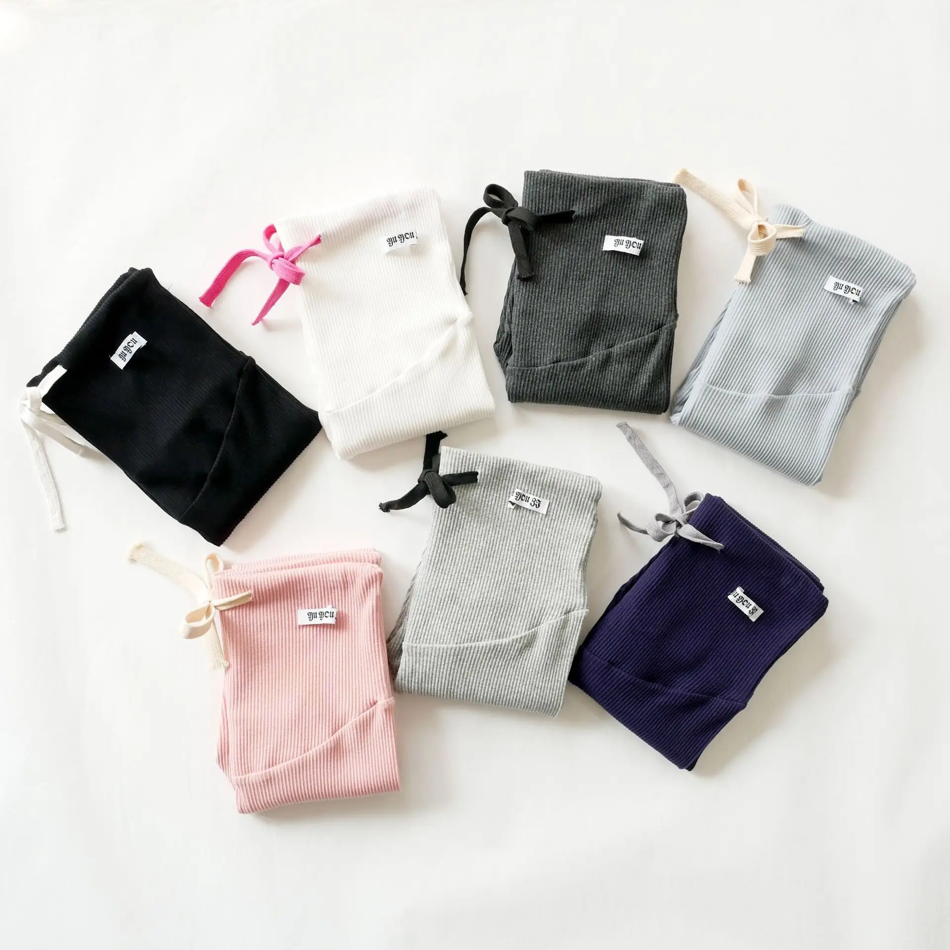 Pink Maternity Pants with Drawstring Waist - Image 10