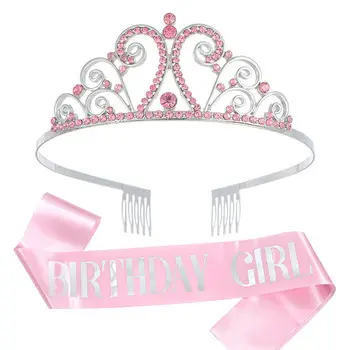 European & American Rhinestone Bride Headband Set — feature 10