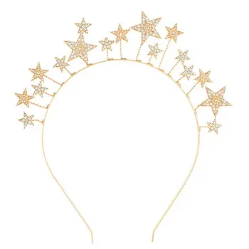 European & American Rhinestone Bride Headband Set — feature 13