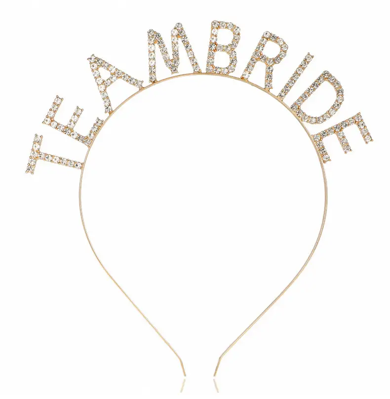 European & American Rhinestone Bride Headband Set — feature 35