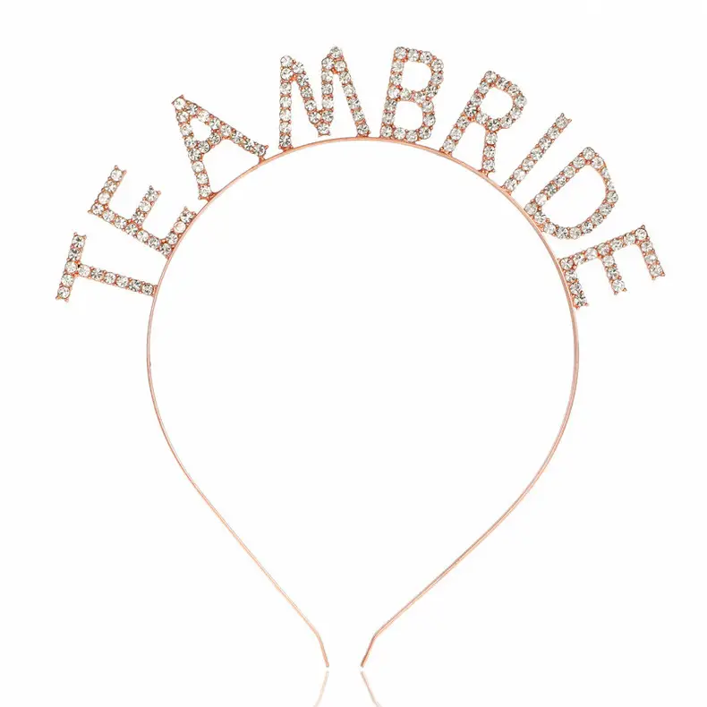 European & American Rhinestone Bride Headband Set — feature 37