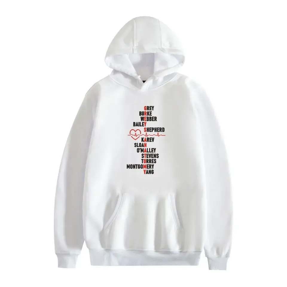 Men Navy Gray Cross-Border Gray Anatomy Hoodie
