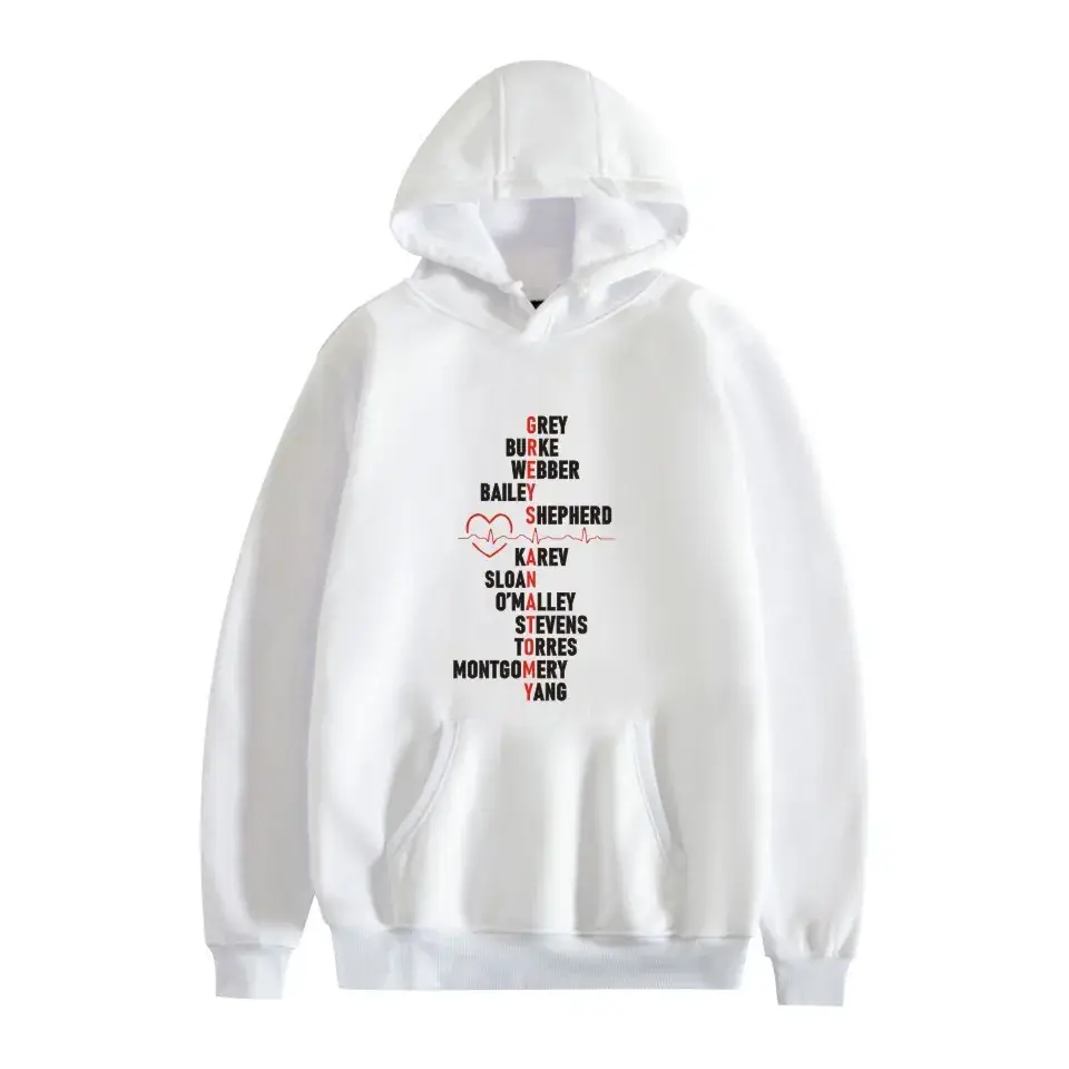 Men Navy Gray Cross-Border Gray Anatomy Hoodie