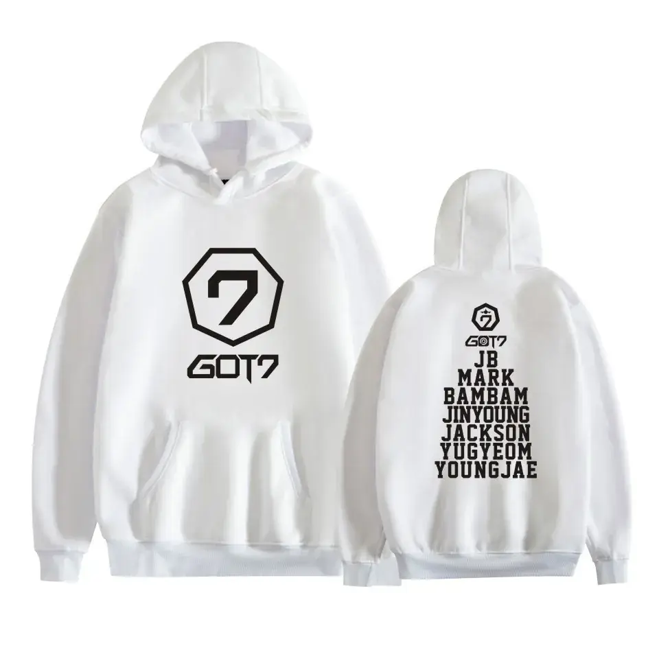 Black Hooded Sweatshirt Set for Men New Album Graphic - Image 14