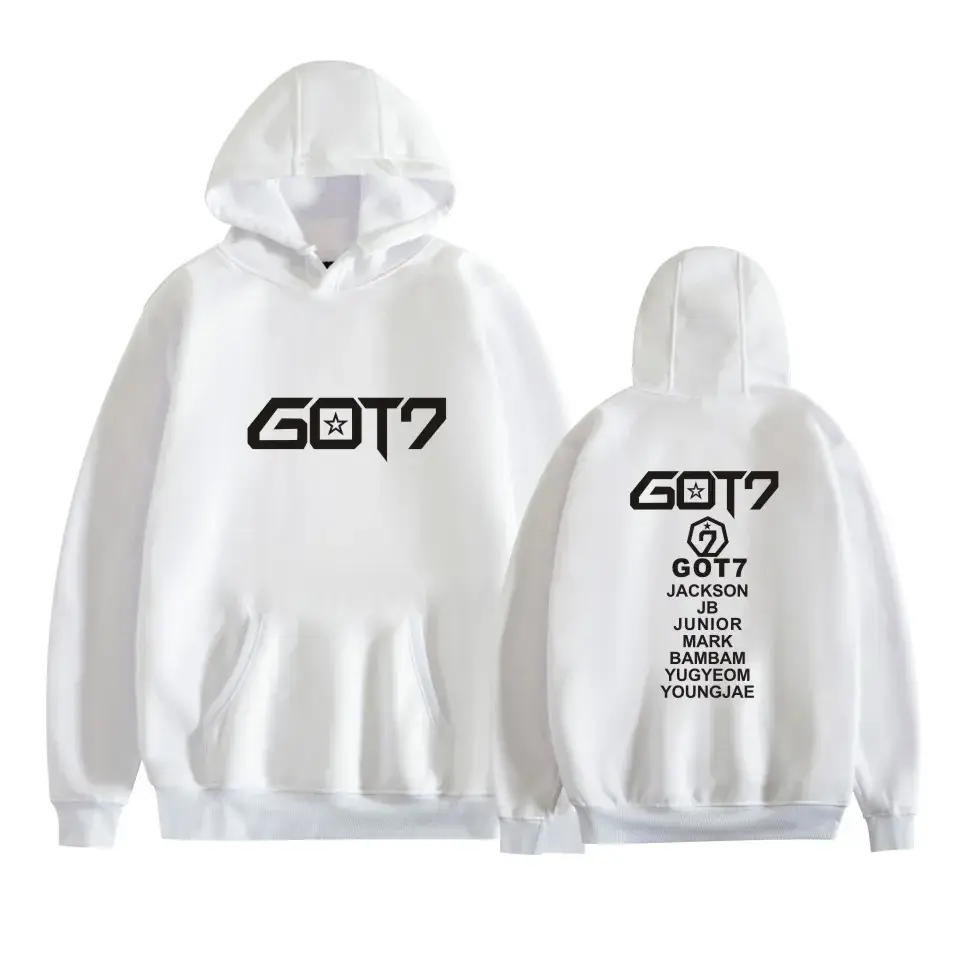Black Hooded Sweatshirt Set for Men New Album Graphic - Image 2