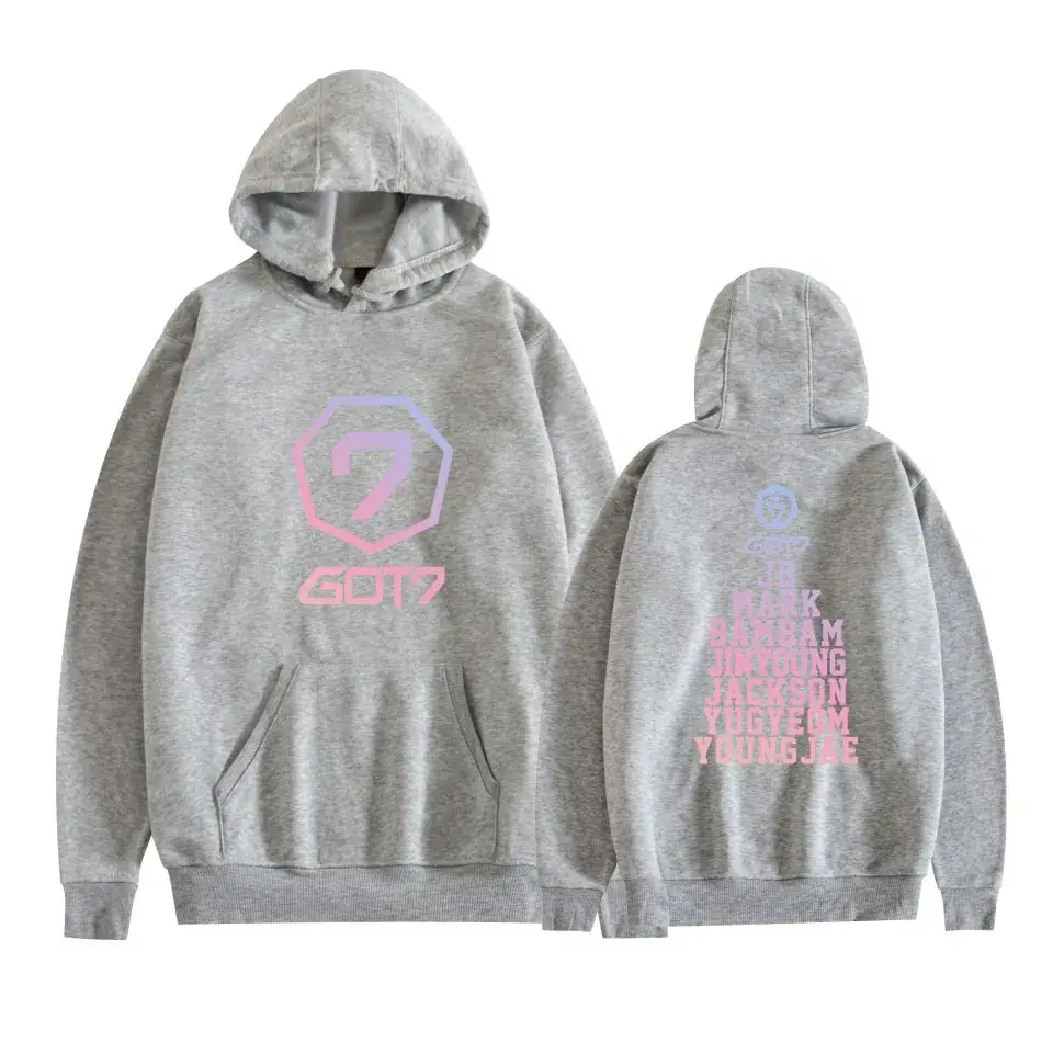 Black Hooded Sweatshirt Set for Men New Album Graphic - Image 9