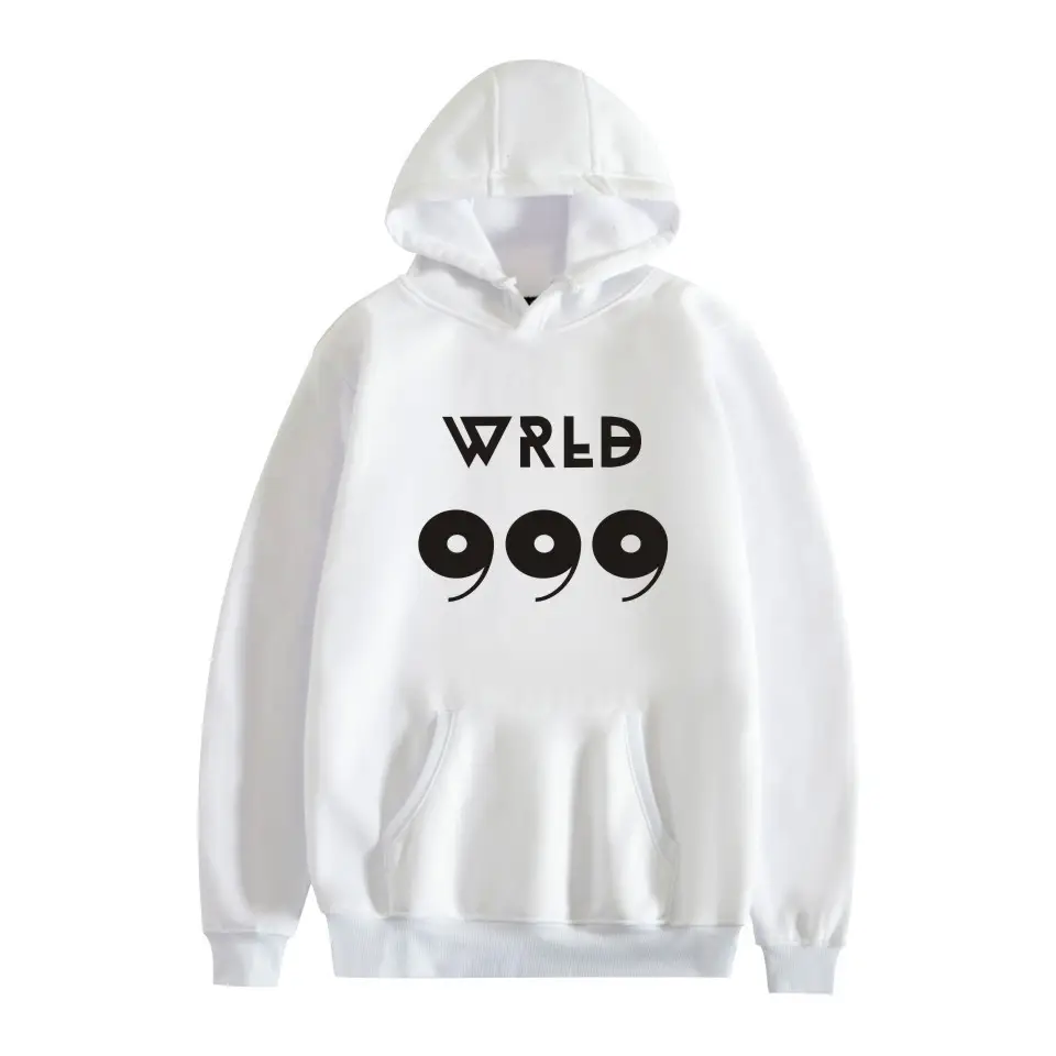 Men Black Hoodie with "JUICEWORLD" Graphic Print - Image 25