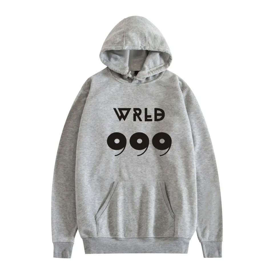 Men Black Hoodie with "JUICEWORLD" Graphic Print - Image 26