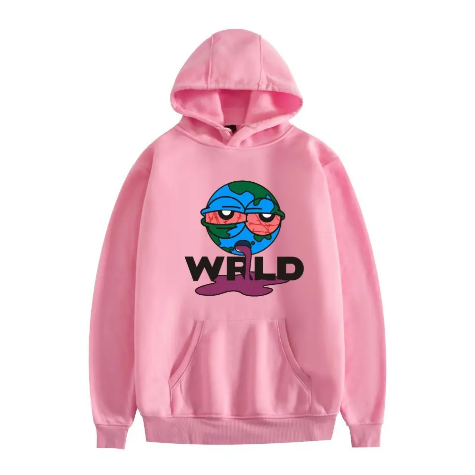 Men Black Hoodie with "JUICEWORLD" Graphic Print - Image 5