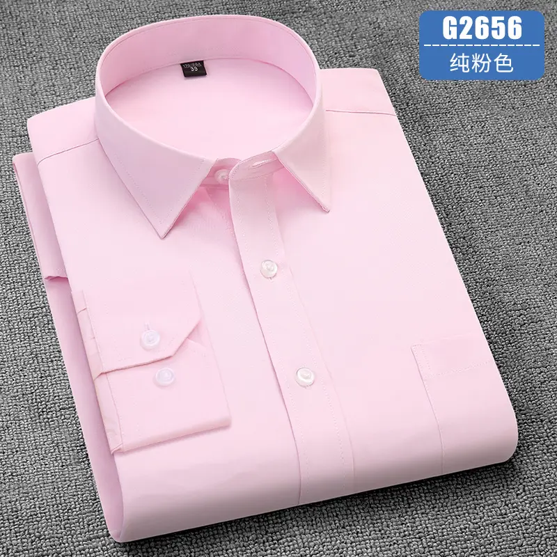 Men's Long Sleeve Shirt Mint Green Business Wear Large - Image 6