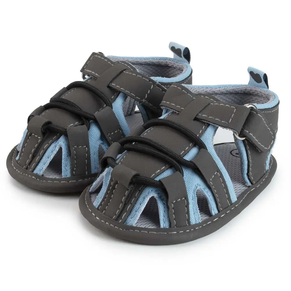 Cross-Border New Summer 0-1 Year Old Baby Sandals Breathable Soft Sole Toddler Shoes Baby Shoes Baby Shoes