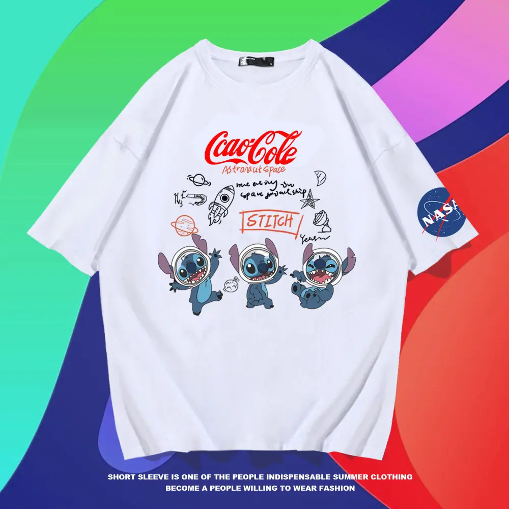 Y-nasa Shi Dizai Cotton T-Shirt Men Women Summer