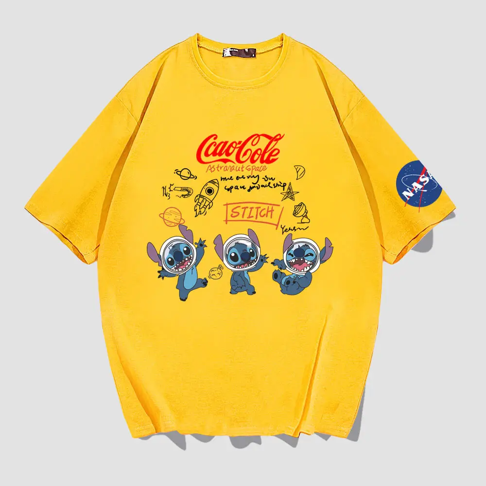 Y-nasa Shi Dizai Cotton T-Shirt Men Women Summer