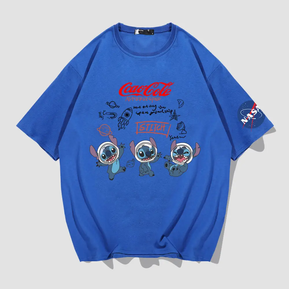Y-nasa Shi Dizai Cotton T-Shirt Men Women Summer