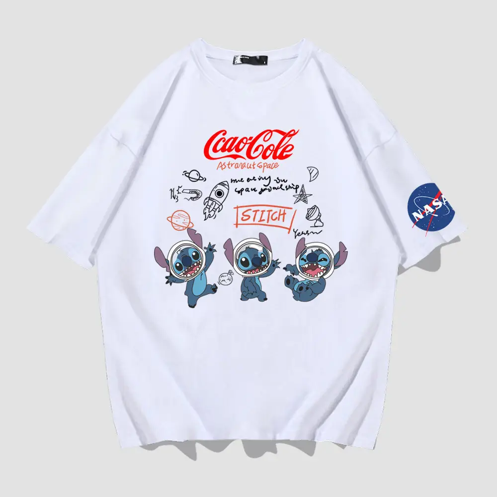 Y-nasa Shi Dizai Cotton T-Shirt Men Women Summer