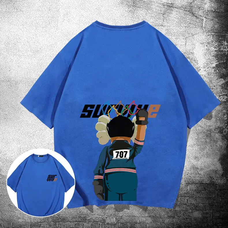 Y Astro Boy Blue T-Shirt 707 Character Print - Image 11