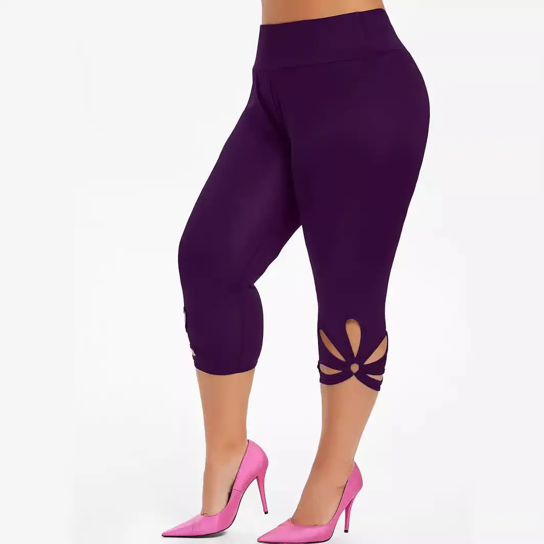 2023 Cross-Border Women's Yoga Slim Leggings Green Large - Image 11