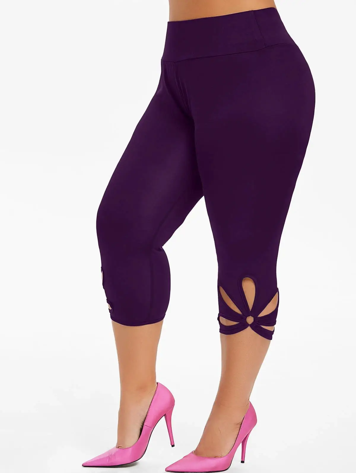 2023 Cross-Border Women's Yoga Slim Leggings Green Large - Image 3