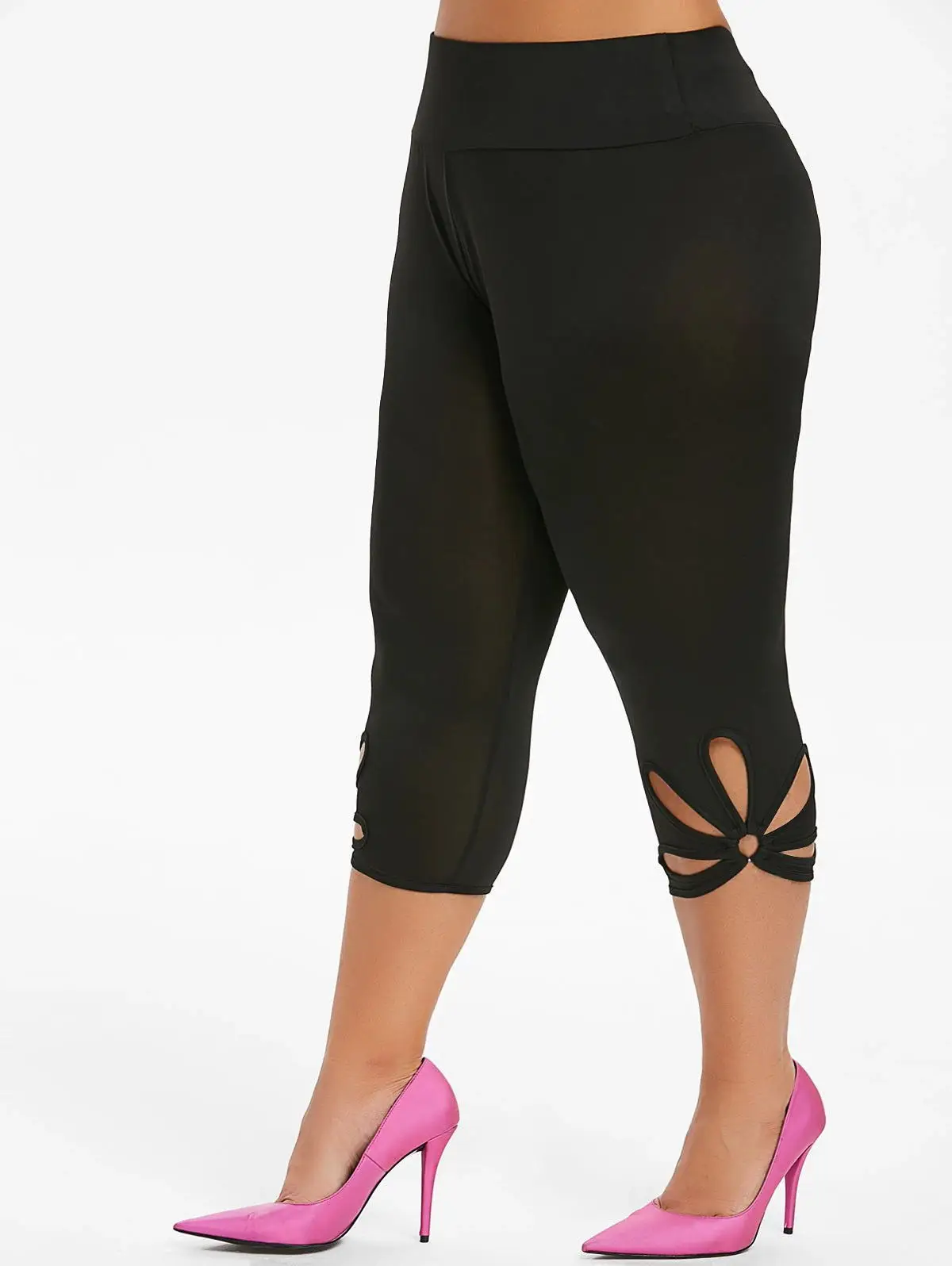 2023 Cross-Border Women's Yoga Slim Leggings Green Large - Image 4
