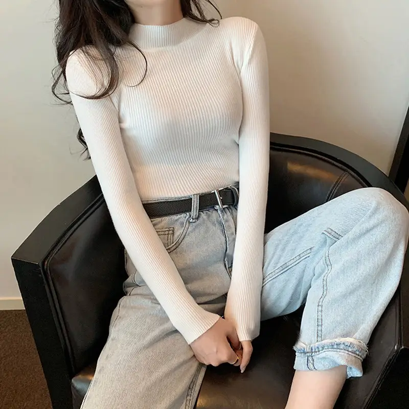 Women's Wool Slim Fit Top Autumn Winter 2023 - Image 21