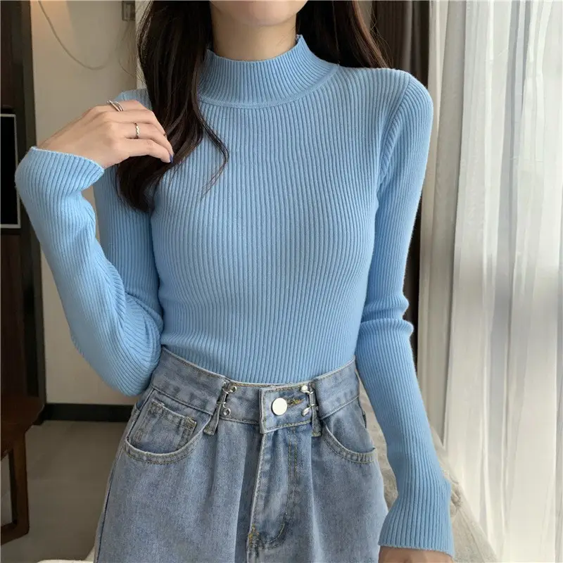 Women's Wool Slim Fit Top Autumn Winter 2023 - Image 18
