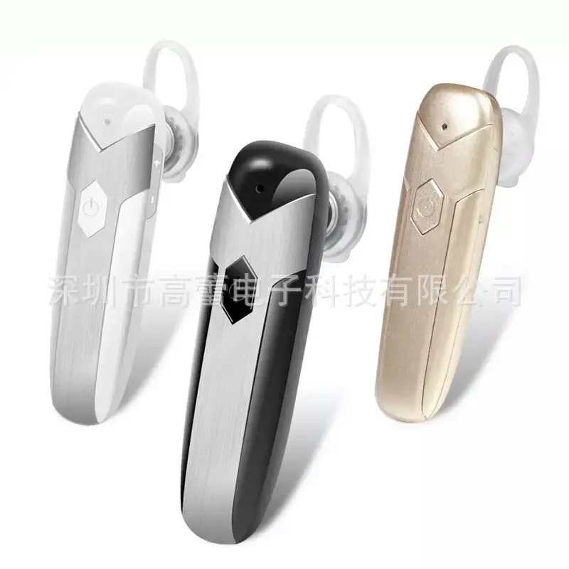 Bluetooth Headset Silver Large Capacity Long Standby