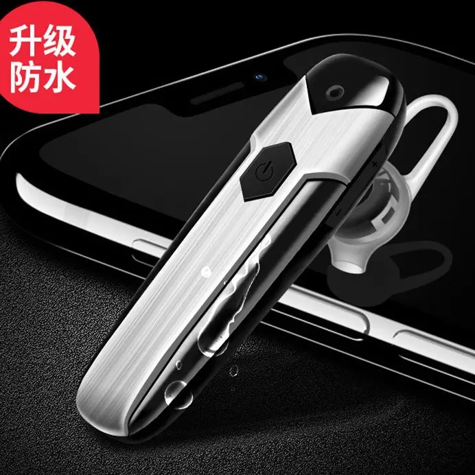 Bluetooth Headset Silver Large Capacity Long Standby