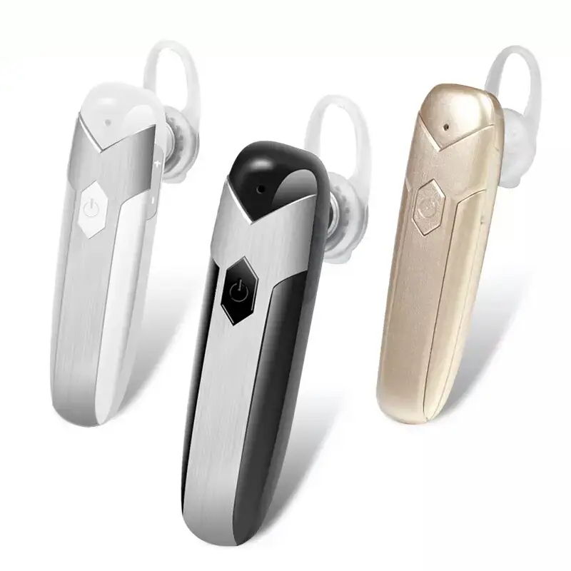 Bluetooth Headset Silver Large Capacity Long Standby
