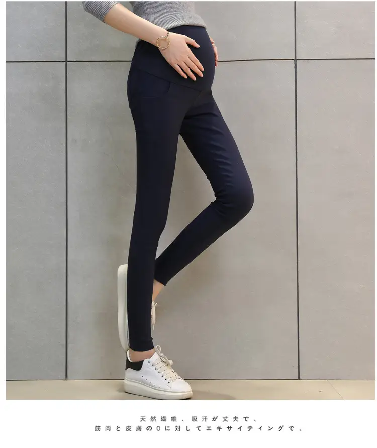 2023 Pregnant Women's Black Pencil Pants Spring Autumn — feature 11