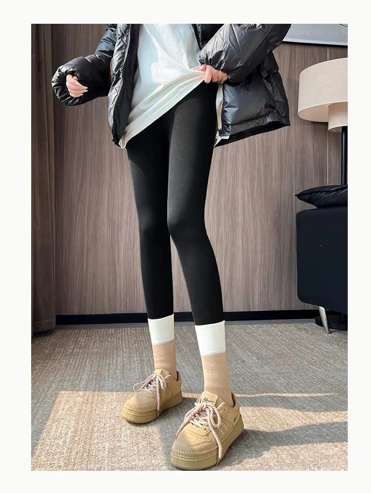 Fleece Lined Shark Pants Women 2026 Slim Fit Butt Lifting — feature 15
