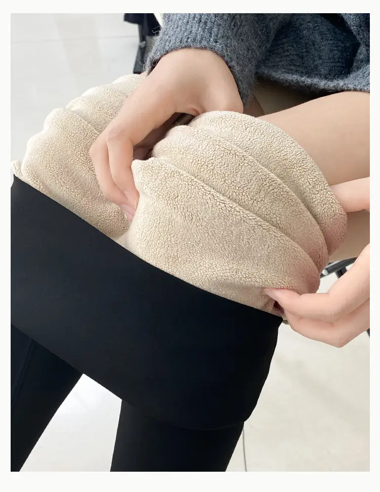 Fleece Lined Shark Pants Women 2026 Slim Fit Butt Lifting — feature 16
